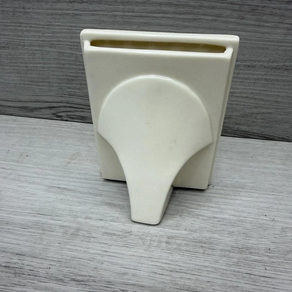 Mini Ceramic Picture Frame Basket Weave Roses Ivory Gold Trim 5x3.5